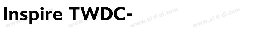 Inspire TWDC字体转换